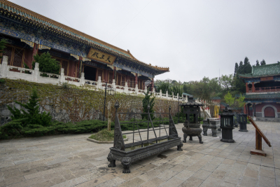 建筑,寺庙,天门山,唐朝,张家界国家森林公园,美,灵性,国家公园,水平画幅,墙
