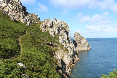 伦迪,地质学,一只动物,水平画幅,无人,2015年,德文郡,海洋,花岗岩,摄影