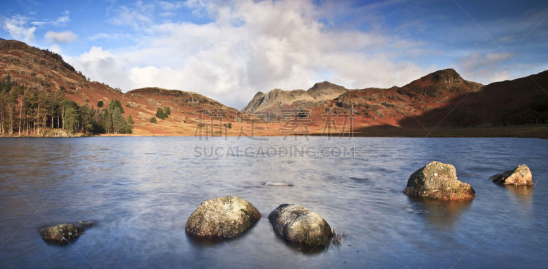 blea moor,岩石,自然,水平画幅,山,秋天,无人,全景,英格兰,户外