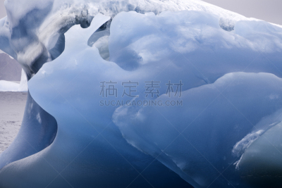 大特写,冰山,南极洲,12点整,南大西洋,南极,水,美,气候,水平画幅