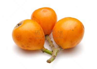 熟的,堆,枇杷,水果,白色,分离着色,清新,背景分离,热带气候,食品
