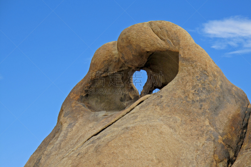 阿拉巴马山,美国,自然拱,龙柏,心型,西,天空,褐色,洞,水平画幅