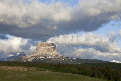 首席山,谢布恩湖,斯威夫特卡伦特湖,圣玛利湖,朝阳大道,美国冰河国际公园,蒙大拿州,水平画幅,无人,户外