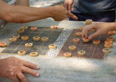 中国象棋,纽约,活力,板球,公园,休闲活动,水平画幅,无人,户外,棋盘游戏