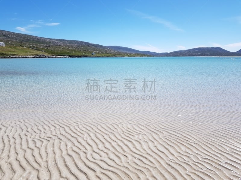 苏格兰,海滩,harris,地形,户外,自然美,宁静,自然,风景,图像