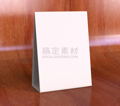 市场营销,白色,三维图形,桌上摆签,空白的,桌子,轻蔑的,正下方视角,零售展示,水平画幅