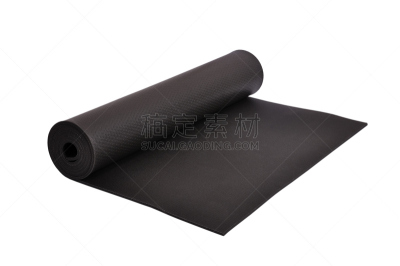 健身垫,卷边裤,橡胶,水平画幅,无人,小毯子,背景分离,黑色,设备用品,生活方式