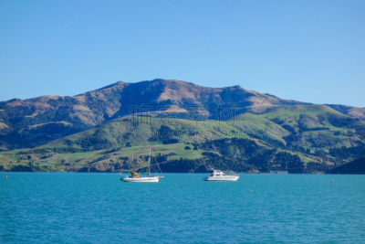 akaroa,海港,海湾,图像,海洋,大洋洲,新西兰,无人,水,2015年