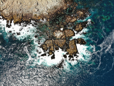 黑岛,岩层,清新,环境,自然美,无人机,波浪,岩石,夏天,户外