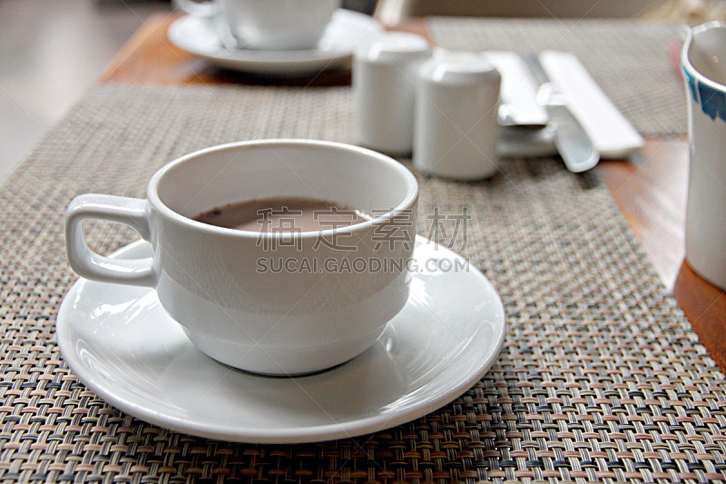 桌子,杯,热,热可可,白色,咖啡馆,水平画幅,无人,摄影