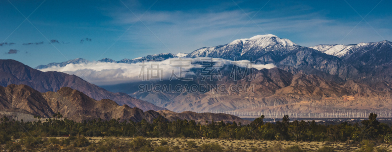 山,雪,圣哈辛托山麓,天空,美,水平画幅,云,沙子,风力,无人