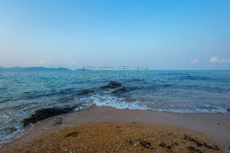 夏天,海洋,海滩,罗勇,巴燕达鲁岛,视角,旅途,泰国,迅速,椰子