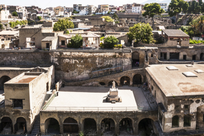 赫库兰尼姆,埃尔科雷诺,泥墙画,纳布勒斯,坎帕尼亚,旅途,世界遗产,著名景点,废墟,拆毁的
