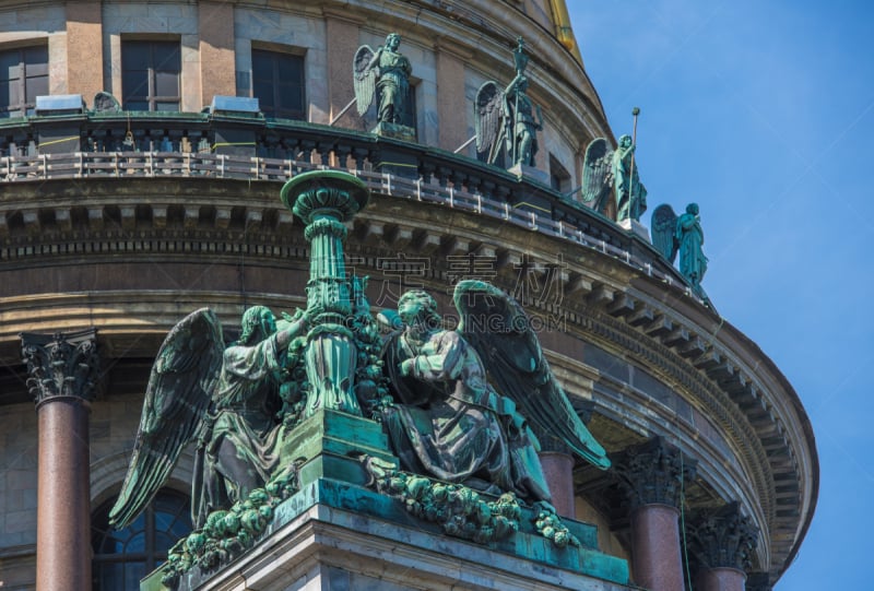 Angels of Saint Isaac's Cathedral, St.Petersburg, Russia