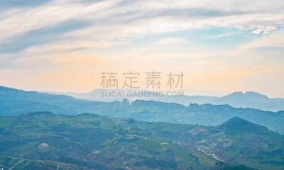 欧洲地中海地区,痣,自然,水平画幅,建筑,欧洲,正上方视角,泥土,夏天