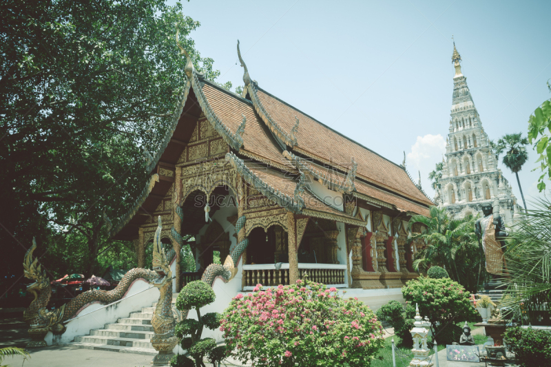 宝塔,泰国,僧院,一个物体,考古学,寺庙,居住区,房地产