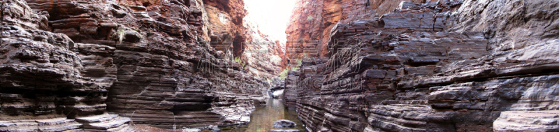 西澳大利亚,温诺峡谷,the pilbara,沟壑,水平画幅,沙子,旅行者,夏天,户外,湖