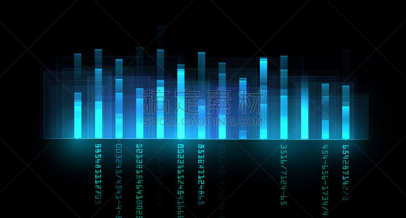 音量单位表,抽象,水平画幅,彩色图片,数字,无人,蓝色,图像,摄影