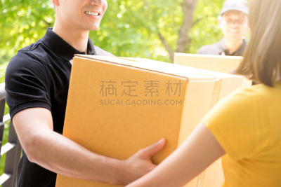 礼物,女人,团队,商务,有序,部分,一个人,泰国,邮局,拿着