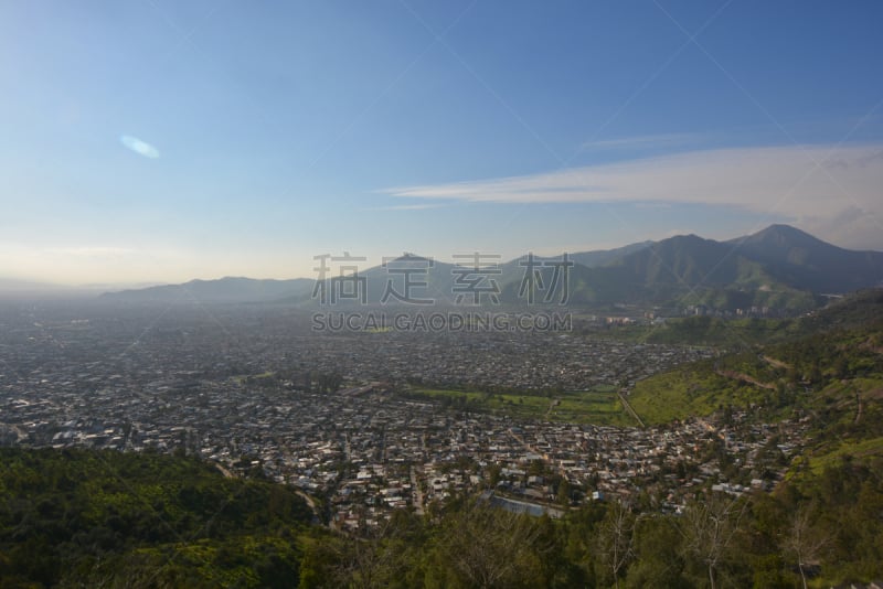 月亮,山,智利,圣地亚哥德古巴,充满的,安地斯山脉,mount anderson,月光酒,天空,水平画幅