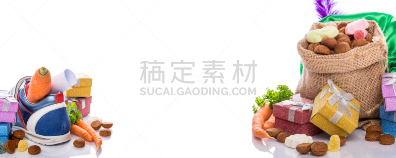 荷兰,节日,圣诞老人,留白,坚果,胡萝卜,水平画幅,传统,胡椒坚果