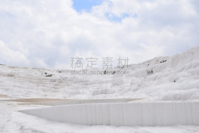 棉花堡,土耳其,钙,世界遗产,静水,著名景点,碳酸钙,梯田,矿物质,瀑布