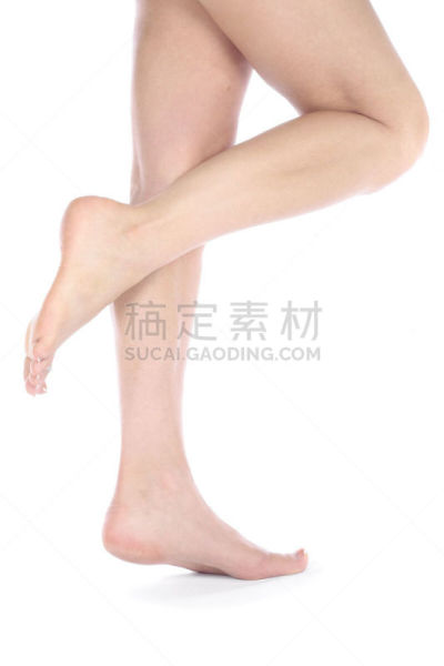 腿,白色,垂直画幅,足,背景分离,特写,部分,蜜蜡脱毛,彩色图片,女性