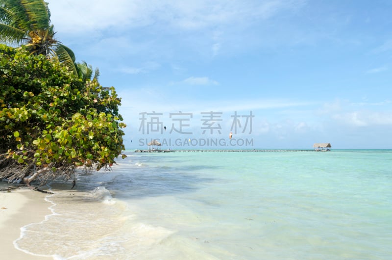 卡优归勒莫滩,海滩,风景,鸡尾酒,椰子树,古巴,水,天空,度假胜地,水平画幅