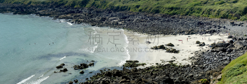 卡夫莱克,康沃尔,水平画幅,沙子,英格兰,海岬,旅行者,海岸地形,户外,海滩