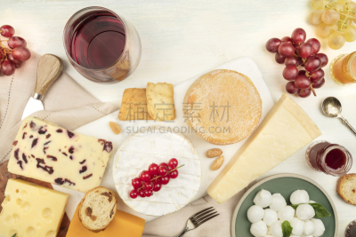 葡萄酒,奶酪,多样,背景,字体,温斯利代尔奶酪,留白,奶制品,坚果,水平画幅