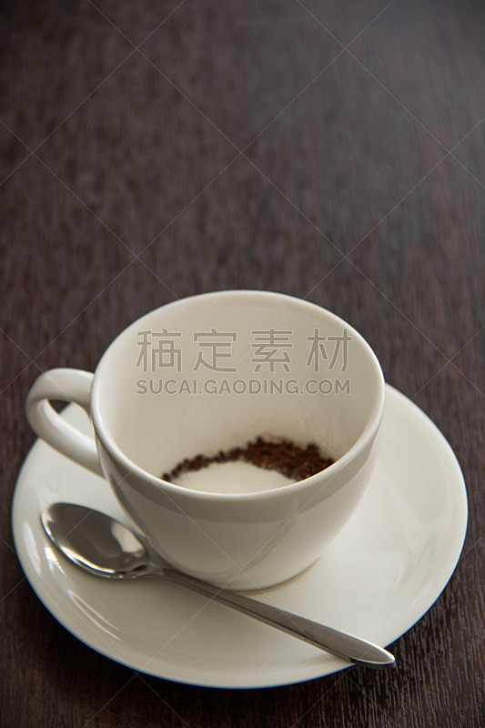 桌子,咖啡杯,白色,木制,垂直画幅,褐色,早餐,无人,茶碟,早晨