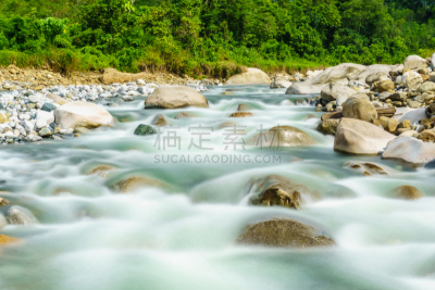 自然美,风景,水,褐色,水平画幅,沙子,瀑布,无人,婆罗洲岛,沙巴州