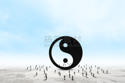 平衡,概念,阴阳符,灵性,水平画幅,符号,男商人,商业金融和工业,男人,成年的