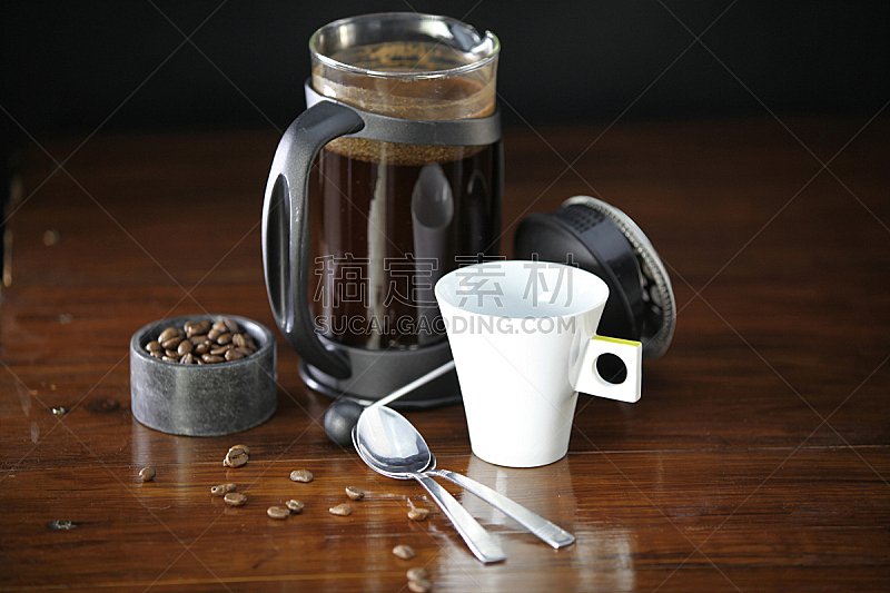 咖啡,清新,咖啡生豆,咖啡糖和可可粉交易,烤咖啡豆,早餐,水平画幅,热饮,早晨,摩卡咖啡