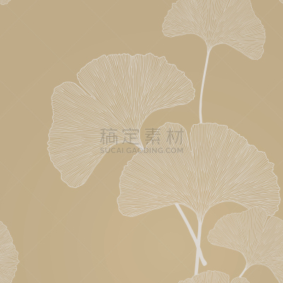 叶子,银杏树,装饰品,纹理效果,纺织品,无人,银杏,绘画插图,四方连续纹样,计算机制图