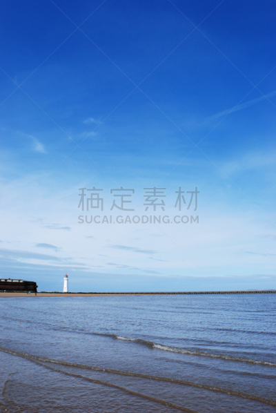 新的,灯塔楼,布赖顿,垂直画幅,天空,法鲁区,无人,默西赛德郡,英格兰,云景
