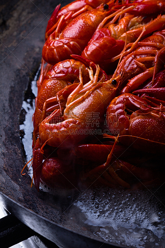 螯虾,爪,垂直画幅,无人,海产,明亮,调味品,红色,瑞典,大量物体
