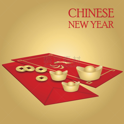 黄金,春节,背景,垂直画幅,贺卡,新的,月亮,绘画插图,计算机制图