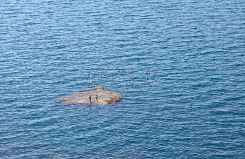 岛,海洋,水,度假胜地,水平画幅,克里米亚,旅行者,夏天,偏远的,户外