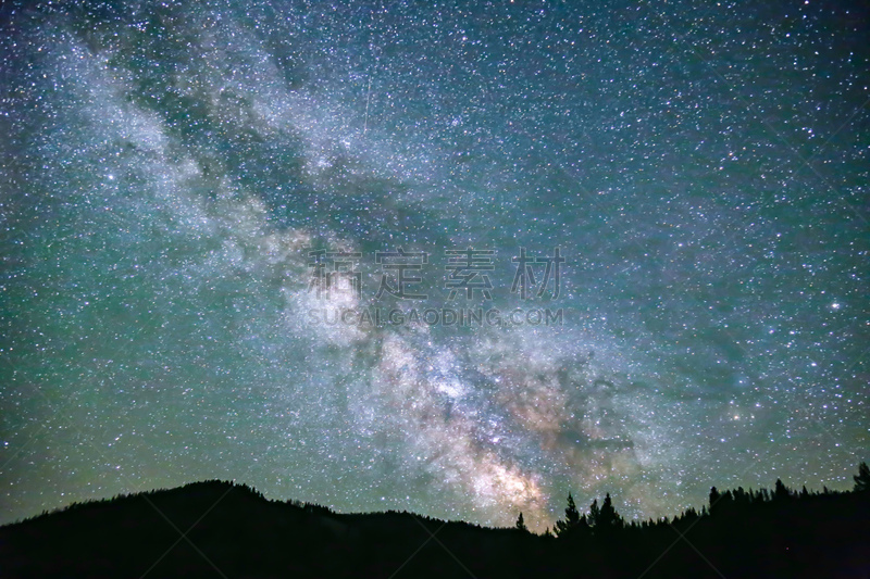 天空,森瓦利,暗色,爱达荷,野生动物保护区,国际著名景点,太空,美国,水平画幅,星星