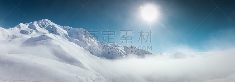 葱仁谷,滑雪坡,雪山,法国,户外,高处,晴朗,山脉,白色,自然