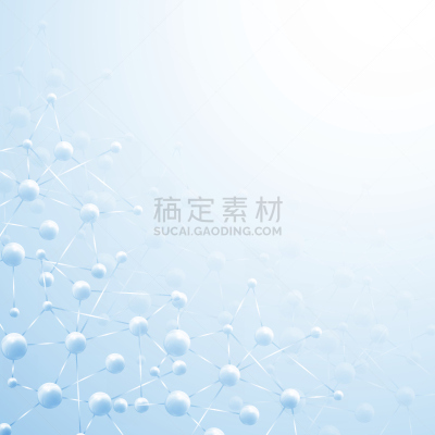 蓝色,绘画插图,抽象,矢量,背景,分子,纳米技术,线框模型,式样,无人