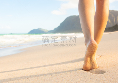 海滩,水,留白,四肢,休闲活动,沙子,腿,旅行者,夏天,仅成年人
