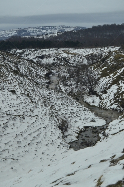 雪,瀑布,河流,自然,地形,纳纹河,欧洲,s形,一个物体,横截面