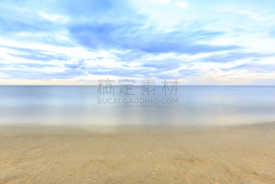 海滩,长时间曝光,斯莱戈,地形,气候与心情,低照明,数码合成,水,天空