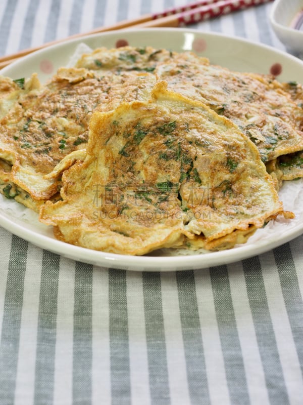 蔬菜,鸡蛋,薄烤饼,高雅,韩国食物,传统,天麸罗,饮食产业,食品,健康