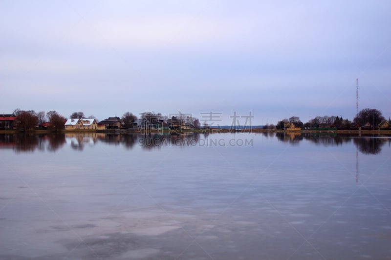 健康水疗,城市天际线,自然美,哈普萨卢,自然,水,天空,水平画幅,地形,无人