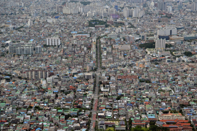 公园,山,城市,大邱,2017年,照片,都市风景,八月,办公室,天空