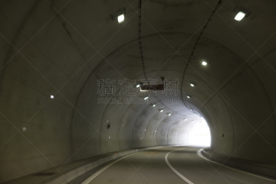 公路,公路隧道,地下的,视角,沥青,暗色,照明设备,汽车,交通,长的