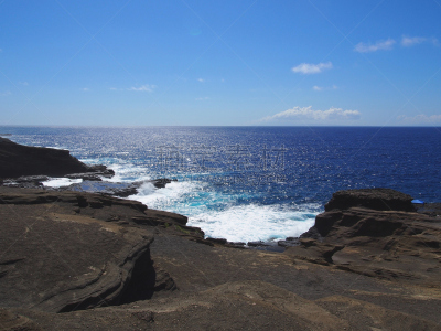 海岸线,瓦胡岛,岩石,玛卡普吾,威马那娜,海滩,水平画幅,无人,火山地形,2015年